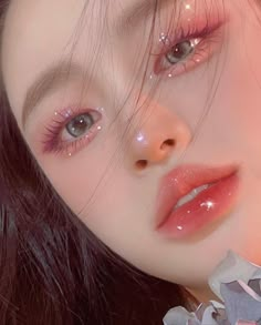 Mekap Mata, Douyin Makeup, Korean Eye Makeup, Ulzzang Makeup, Smink Inspiration, Ethereal Makeup, Fancy Makeup, Cute Makeup Looks, Asian Eye Makeup