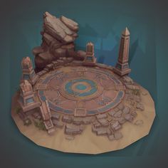 Stylized Environment Concept Art, Environment Props, Hand Painted Textures, Casual Art, Game Environment, 판타지 아트