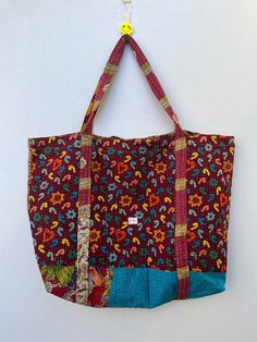 Item details :- Handmade Material :- Cotton Products Description:- Items- Cotton Printed Shoulder Bag Size- 21 X 17 Inches Belt - 24 Inches Material-Vintage Kantha Beg Work-Hand Work Wash Care-Normal Hand Wash In Cold Water Color-As Show Picture Picnic Items, Market Bags, Vintage Kantha, Hand Work, Market Bag, Shopping Bags, Bag Shoulder, Purses And Handbags, Tote Bags