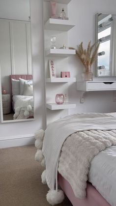 White Bed, Girly Room, Small Bedroom Decor, Luxury Rooms