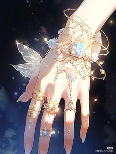 Fantasy Jewelry Magic, قلادات متدلية, Bahasa Jepun, Hand Accessories, Anime Accessories