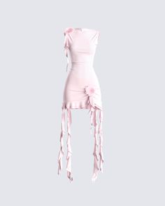 Get them sprung in the springtime 🌸 It's hard to stay lowkey when everyone is going to be noticing you in this pink ruffle rosette dress constructed from a mesh fabric, with a high neck and low back design ✨ Leave little to the imagination - dress is sheer & undergarments are not included 🤭 Tiana Pink Ruffle Rosette Dress, Ruffle Two Piece Outfit, Likely Pink Dress, Ruffle Flower Dress, Finesse Pink Dress, Pink Dress With Ruffles, Pink Dress Ruffles, Ruffled Short Dress, Mini Maxi Dress