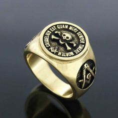 "❥ All of our cargoes are sent by express shipment. Cargoes can be delivered to Europe within 1-2 days after product preparation, to USA and Canada within 2-4 days, to Australia, Asian- Othe American countries and other regions within 3-5 days. Masonic Ring, Silver Masonic Ring, Silver Lodge Ring, Sterling Silver Masonry Ring ☞ ☞ ☞ ITEM DESCRIPTION ☜ ☜ ☜ * Material : 925 Sterling Silver (stamped) * Weight : Around 15 GR * Ring Face Size : 16x16 MM * Color & Plating Options : Silver (polished Symbolic Engraved Skull Ring Gift, Vintage Gold Engraved Skull Ring, Symbolic Engraved Skull Ring For Gift, Symbolic Skull Ring For Anniversary, Vintage Engraved Skull Ring For Gift, Classic Skull Ring Gift, Symbolic Stainless Steel Skull Ring As Gift, Gift Skull Ring In Stainless Steel, Gift Stainless Steel Skull Ring