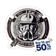 the star wars sticker is on sale for $ 50