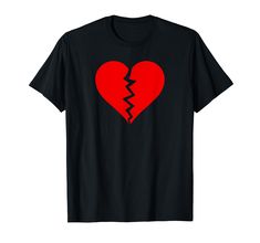 PRICES MAY VARY. Simple design that expresses heart break. Lightweight, Classic fit, Double-needle sleeve and bottom hem Heart Break, Mens Crew Neck, Oversized Tshirt, Branded T Shirts, Casual T Shirts, Half Sleeves, Simple Design, Top Fashion Brands, Shop Top