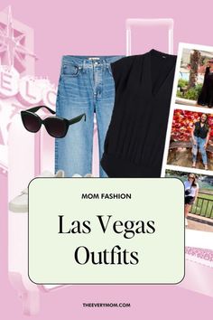 Mom Vegas Outfits, Business Casual Vegas Outfits, Vegas Outfit Ideas For Moms, What To Wear To Las Vegas In Spring, Vegas Capsule Wardrobe Fall, Vegas Casual Outfit Ideas, Vegas In May Outfits