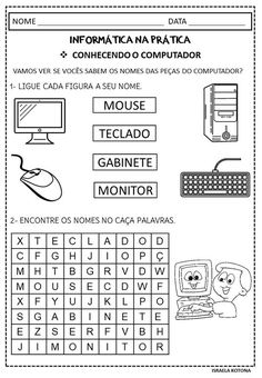 the worksheet for spanish language students to learn with their computer and other electronic devices