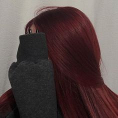 Gorgeous Red Hair, Red Hair Color Ideas, Cherry Red Hair, Cherry Hair, Glamorous Hair