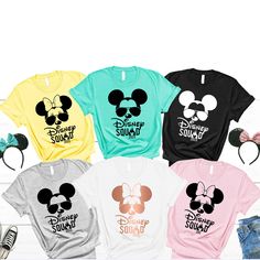 Disney Shirts, Disney Family Shirts, Disney World Shirts, Disney Trip Shirts Personalized Disney Shirts, Family Shirts Disney, Disney Birthday Shirt, Disney Cruise Shirts, Disney Family Shirts, Disney Family Vacation Shirts, Kids Fall Outfits, Birthday Squad Shirts, Disney Tanks