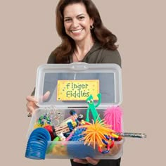 This website has the biggest collection of fidgets. Fidgets Toys, Sensory Items, Sensory Input, Counseling Resources