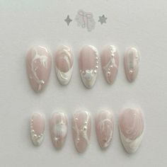 Soft Gel Design Ideas, Simple Asian Nails, Xg Inspired Nails, Short Nail Art Ideas, Fairy Nail Art, Short Nail Art, Fairy Nails, Easy Nail Designs