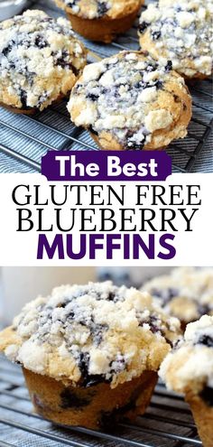 a blueberry muffin Gluten Free Blueberry Muffins, Muffin Tops, Gluten Free Sweet, Gluten Free Recipes For Dinner, Gluten Free Muffins, Gluten Free Dairy Free Recipes, Gluten Free Eating