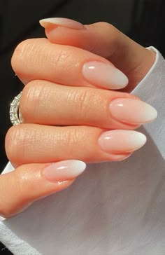 Cocktail Party Nails Classy, Bridal Mani Pedi, Modern French Tip, Simple Wedding Nails, Wedding Day Nails, Bridesmaids Nails, Unghie Sfumate, Richmond Wedding, Peach Nails