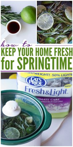 how to keep your home fresh for springtime with lemons, rosemary and herbs