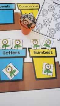 a table topped with lots of cards and paper cutouts to spell out numbers on them