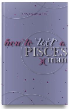 a book with the title how to tell a pisces man written on it