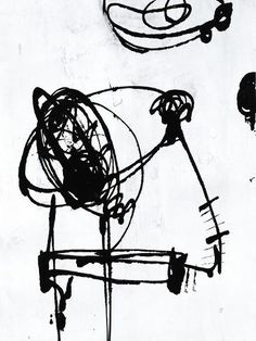 a black and white drawing of an object