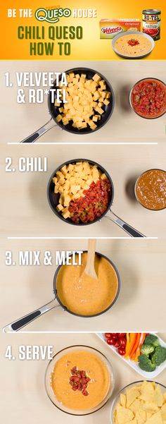 the steps to making quesadilla soup with tortilla chips and salsa