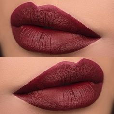 Maroon Matte Lipstick, Maroon Lips, Maroon Lipstick, Matte Lipstick Shades, Nails Prom, Lips Shades, Legging Outfits, Dark Lips