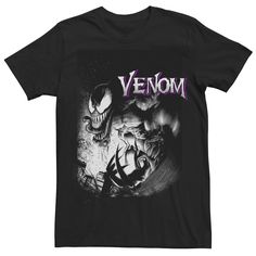 Any marvel fan will love wearing this Men's Marvel Venom Angry Graphic Tee. Crewneck Short sleeves FABRIC & CARE Cotton Machine wash Imported Size: XL. Color: Black. Gender: male. Age Group: adult. Black Shirts Aesthetic, Venom Shirt, Clothes Shorts, Marvel Venom, Black Shirts, Marvel Shirt, Clothes Aesthetic, Marvel Fan, Swaggy Outfits