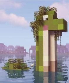 Pink Cottage Core Minecraft House, Minecraft Loch Ness Monster, Cute Minecraft Decorations Outside, Minecraft Balloons Build, Cool Minecraft Decorations, Minecraft Inspo Cute, Minecraft Cute Ideas To Build, Revamped Minecraft Village, Cute Buildings In Minecraft