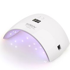 PRICES MAY VARY. Quick Drying & Auto Sensor: SUNUV SUN9X Plus UV light for nails with UV+LED dual light source shorten curing time and cure all gels in 60s. Automatic sensor, no need to press any keys and work for 99s. When using it, the LCD screen shows curing time. Ideal for home and salon use, it takes your manicure and pedicure experience to a whole new level! Curing All Nail Gel Polishes: This uv light for nails fast cure all gel nail polishes, e.g.base coat, top coat, color gel, hard gels, Nail Dryers, Uv Nail Lamp, Gel Lamp, Light Nails, Nail Care Routine, Led Nail Lamp, Nail Dryer, Uv Nails, Nail Lamp