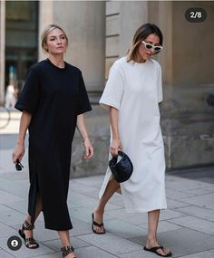 Minimalistic Outfit Women, Summer Minimalist Fashion, Black And White Outfits, 가을 패션, Looks Style, Mode Inspiration