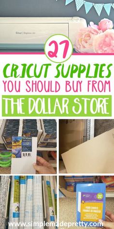 the dollar store has lots of crafts and supplies to make it look like they are on sale