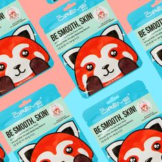 Description Be Smooth, Skin! Red Panda Face Mask Animated Red Panda Face Mask Infused with Wrinkle-Reducing Retinol Animate your skin with The Crème Shop's animal masks! Reduce the signs of aging and fight acne with our red panda face mask! Retinol is a strong form of vitamin A which promotes cell turnover, stimulates collagen production, and helps fight acne resulting in an even skin tone and smooth complexion. Fun Fact! Red pandas spend 13 hours a day eating and looking for food. Made in Korea 0.88 oz Cruelty-Free Not Tested on Animals How To Use 1. Cleanse & dry skin. 2. Leave mask on for 15 - 20 minutes. 3. No rinsing necessary! Allow skin to absorb nutrients. Refridgerate before use for a cooling effect. Our masks are gentle and may be used every day. Slight tingling is normal. Discon Mack Up, Panda Face, 13 Hours, Red Pandas, Peeling Skin, Beauty Regimen, Animal Masks, Collagen Production, Red Panda