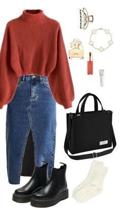 Trendy Fall Outfits, Fall Fashion Outfits, Casual Style Outfits, Lookbook Outfits, Mode Inspiration, Winter Fashion Outfits