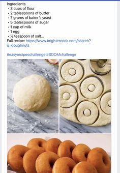 an image of doughnuts being made on facebook