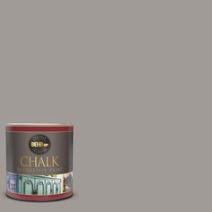 a can of chalk paint on a white background