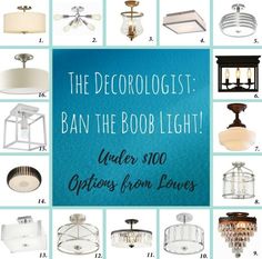 the decorologist's ban the book light water $ 100 options from lamps to ceiling lights