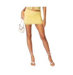 in stock Light Yellow Skirt, Mesh Mini Skirt, Yellow Mini Skirt, Belle Costume, Clothing Diy, Yellow Skirt, Yellow Lace, Matching Top, Sabrina Carpenter