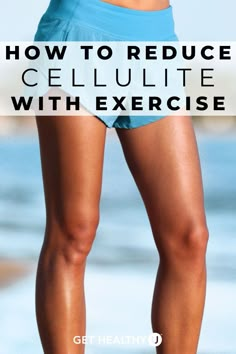 These seven exercises to get rid of cellulite will help firm and tone the common dimpled and lumpy texture found around your thighs and butt. This workout is more effective than expensive creams and treatments, and you can get started with my tried and tested exercises today! Best Thigh Toning Exercises, Best Thigh Exercises For Women, Firm Legs In Two Weeks, Best Thigh And Glute Workout, Best Way To Tone Legs Fast, Exercises For Toned Thighs, Exercises For Back Of Thighs, How To Tone My Legs Fast, Body Sculpting Exercises