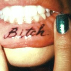 Inside Lip Tattoos, Inner Lip Tattoo, Lip Tattoos, Subtle Tattoos, Simplistic Tattoos, Piercing Tattoo, Mini Tattoos, Pretty Tattoos, Body Mods