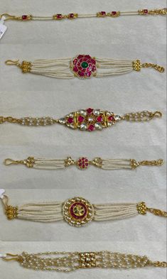 Moti Bracelet Gold, Rajputi Jwellery Designs Gold, Hathphool Gold Rajputi, Mughal Jewelry, Rajputi Jewellery, Antique Necklaces Design, Pearl Jewelry Design, Antique Jewellery Designs