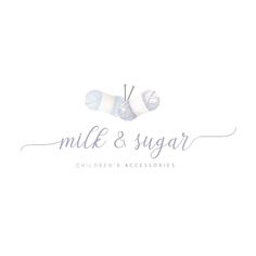 the logo for a children's accessories store, mile & sugarr child's accessories