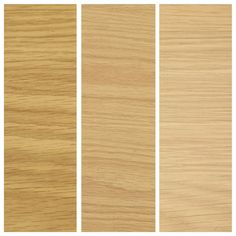 four different types of wood grains