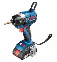 the bosch drill is attached to a corded power tool