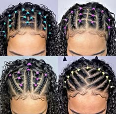 Braids And Twists, Waterfall Braids, Mixed Curly Hair, Kids Curly Hairstyles, Quick Natural Hair Styles, Cute Curly Hairstyles, Natural Curls Hairstyles