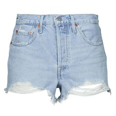 An iconic style that defines your waist and hugs you in all the right places, our 501® Original Shorts are comfy, leg-lengthening, and perfect for all-around wear. The first-ever jean shorts, updated with a waist-defining high rise A universally-flattering summer essential Designed with a vintage-inspired fit MEASUREMENTS: Fitted Through Hip High rise: 10 1/2" Straight Leg Inseam: 2 1/2" Leg opening: 23 1/4" Measurements based on size 27 waist COMPOSITION: 100% cotton Denim Non-stretch Button fl Light Blue Jean Shorts, Jean Shorts Women, Summer Essential, Hot Iron, Day By Day, Blue Jean Shorts, Jeans For Short Women, Light Blue Jeans, Iconic Style