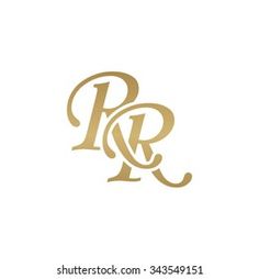 the letter r is made up of two letters, and it has a gold color