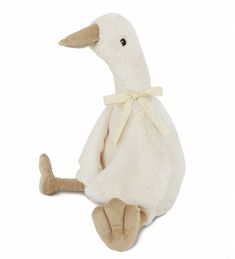 Meet Pru the stuffed goose. Super cuddly in a beautiful cream fur and twill natural tie at her neck. Plopped in the playpen or situated on a shelf in the nursery, this charming hen stuffed animal brings endless smiles and hours of amusement. 100% Polyester for enhanced softness and durability Perfect for playing, snuggling for gift-giving Spot clean only and air dry Measures 19 in / 50 cm Twin Nursery, Silly Goose, Boy Accessories, Gender Neutral Nursery, Neutral Nursery, Baby Boy Nursery, Holidays With Kids, Boy Nursery