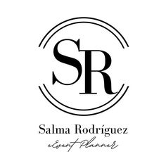 the logo for salma rodriquez expert planner, which has been designed by studio