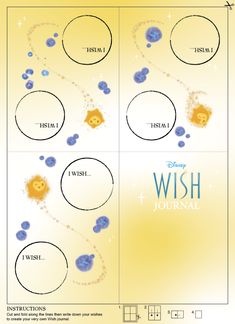 the wish journal is open and ready to be used for children's books, or as