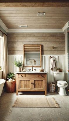 a bathroom with a sink, toilet and bathtub