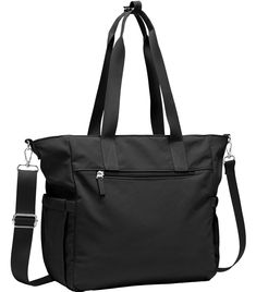 PRICES MAY VARY. 【Washable Tote Bag SIZE】This tote bag with laptop compartment can only fit laptops up to 15.3in, don't buy over that size!!!! The Tote Bag with zipper has a size of 13"L x5.5"W x13"H, and the Detachable Adjustable Shoulder Strap is 48in long. The travel tote with luggage sleeve weighs only 1.25 lbs and has a durable zipper that slides easily for smooth use. 【DURABLE MATERIAL】This travel tote with trolley sleeve is made of high-quality waterproof and tear-resistant fabric. It is Laptop Tote Bag, Teacher Bags, Laptop Tote, Nylon Tote Bags, Work Tote, Travel Tote Bag, Top Handle Handbags, Crossbody Tote Bag, Nylon Tote