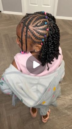 Kid Back To School Hairstyles, Toddler Back To School Hairstyles Black, Half Up Down Braided Hairstyles Kids, Hair Braid Designs For Kids, Heart Braided Hairstyles For Kids, Kids Braided Hairstyles Two Ponytails, Toddler Individual Braids, Braided Mohawk Hairstyles For Kids, Natural Hair Styles Kids Black