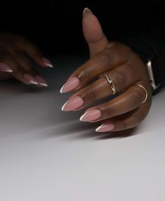 Almond Shaped Nails Designs, Classy Almond Nails, Oval Nails Designs, New Nail Designs, Almond Shape Nails, New Nail, Oval Nails